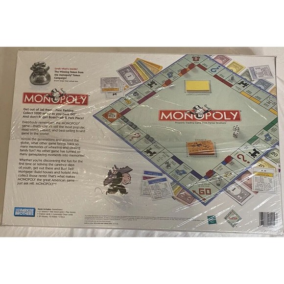 Monopoly 1999 Family Game Night Hasbro Winning Token New Sealed Board Game - Picture 2 of 6